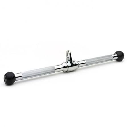 18´´ REVOLVING STRAIGHT BAR WITH PU GRIP (CABLE ATTACHMENTS